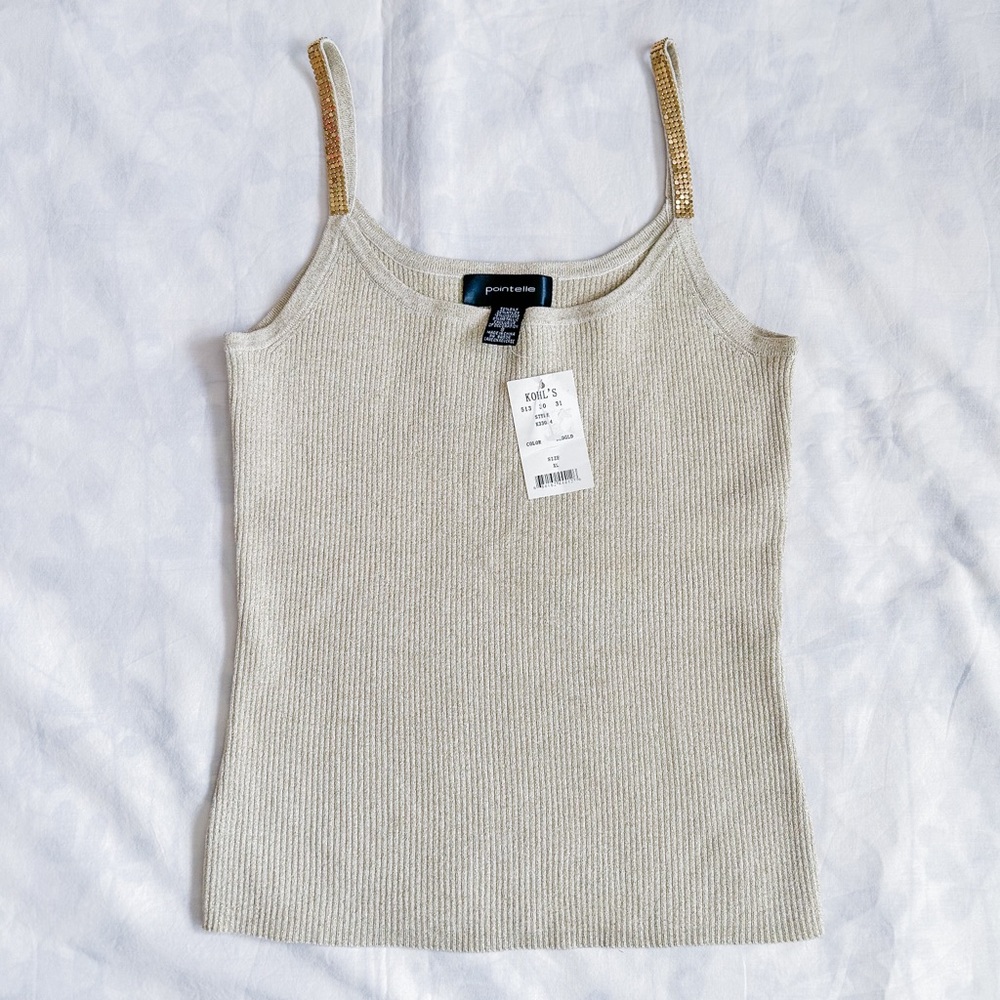 Pointelle Tank - BRAND NEW! (Size: S)